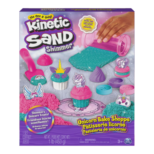 Kinetički pijesak Svjetlucavi jednorog set za igru - Slika 6