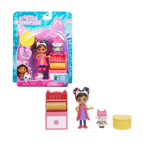Gabby's Dollhouse Umjetnički studio Cat-tivity set za igru - Slika 1
