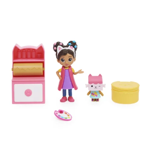 Gabby's Dollhouse Umjetnički studio Cat-tivity set za igru - Slika 3