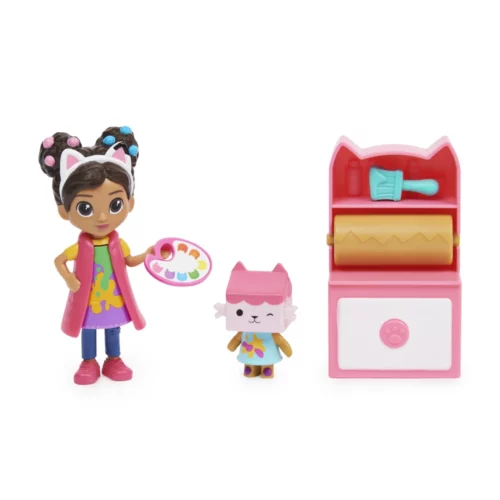 Gabby's Dollhouse Umjetnički studio Cat-tivity set za igru - Slika 5