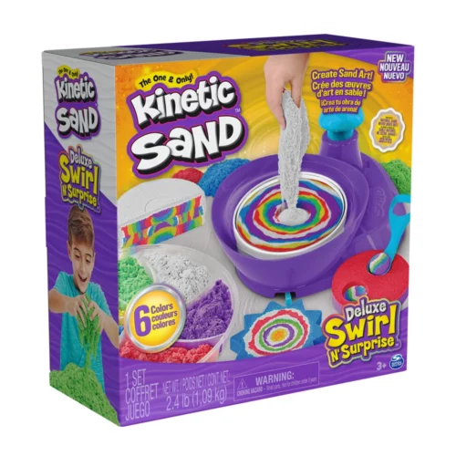 Kinetic Sand Swirl N' Surprise set za igru - Slika 1
