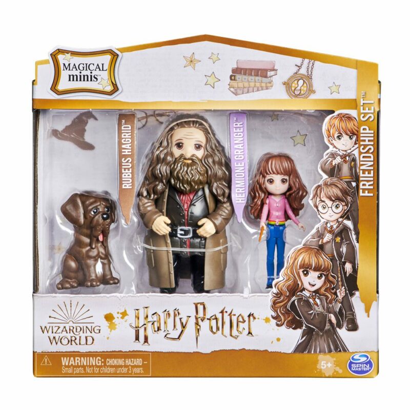 Harry Potter Hermione i Rubeus Hagrid lutke