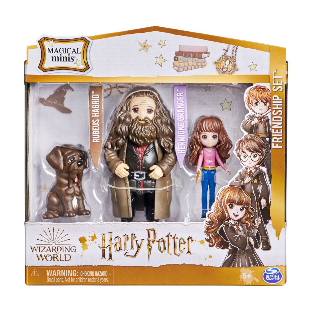 Harry Potter Hermione i Rubeus Hagrid lutke