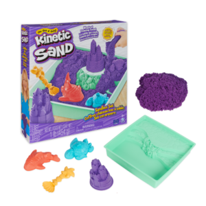 Kinetički pijesak Pješčanik s priborom ljubičasti set za igru