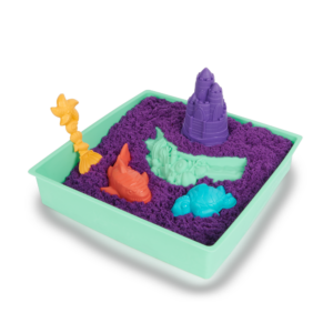 Kinetički pijesak Pješčanik s priborom ljubičasti set za igru - Slika 2