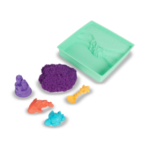 Kinetički pijesak Pješčanik s priborom ljubičasti set za igru - Slika 3