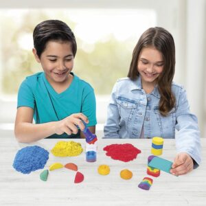 Kinetički pijesak Pijesak u duginim bojama set za igru - Slika 4