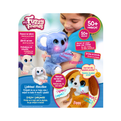 Ljubimci mazilice interaktivni plišanci zeko Poppy - Slika 5
