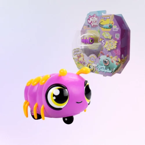 Jiggly Bugs elektronička igračka Ljubičasta gusjenica set za igru - Slika 1