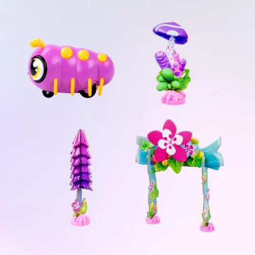 Jiggly Bugs elektronička igračka Ljubičasta gusjenica set za igru - Slika 4