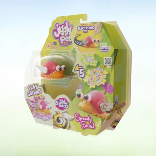 Jiggly Bugs elektronička igračka Narančasti puž set za igru - Slika 6