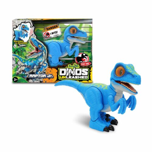 Dinos Unleashed - Walking & Roaring Raptor Jr. pomična figura - Slika 1