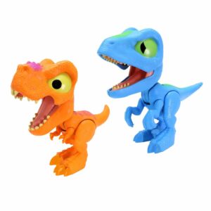 Dinos Unleashed T-Rex i Raptor 2Pk pomične figure - Slika 2