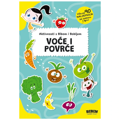 Knjiga aktivnosti s Bibom i Bobijem Voće i povrće - Slika 1