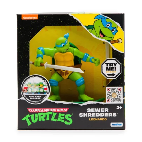 Nindža kornjače akcijska figura Sewer Shredders Classic Leonardo - Slika 5