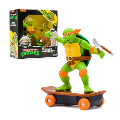 Nindža kornjače akcijska figura Sewer Shredders Classic Michelangelo - Slika 1