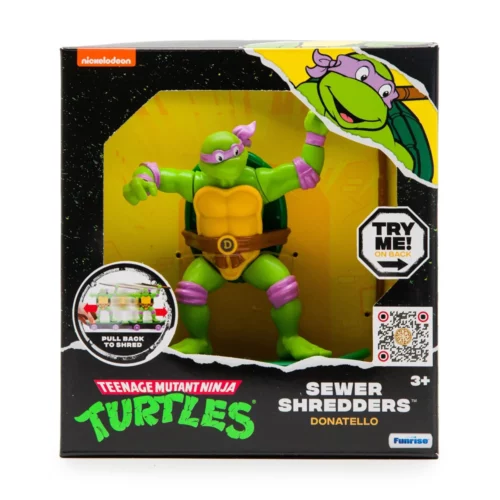 Nindža kornjače akcijska figura Sewer Shredders Classic Donatello - Slika 6