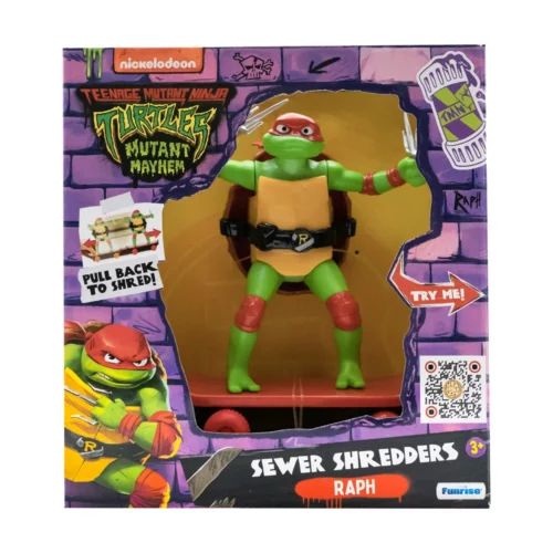 Nindža kornjače akcijska figura Raphael Sewer Shredders serija - Slika 6