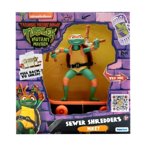 Nindža kornjače akcijska figura Michelangelo Sewer Shredders serija - Slika 5