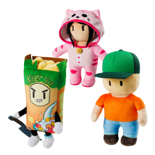 Stumble Guys plišana igračka plush buddies 20 cm sort - Slika 1