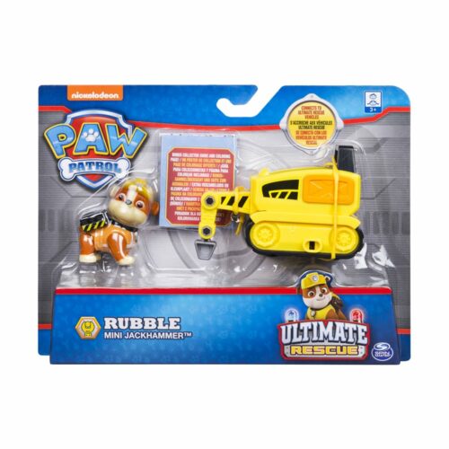 Paw Patrol Ultimate rescue mini vozilo i figura sort - Slika 4