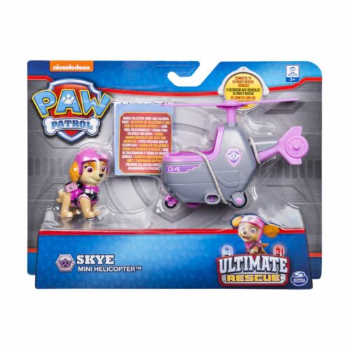 Paw Patrol Ultimate rescue mini vozilo i figura sort - Slika 5