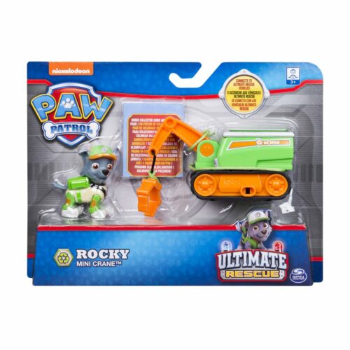 Paw Patrol Ultimate rescue mini vozilo i figura sort - Slika 6