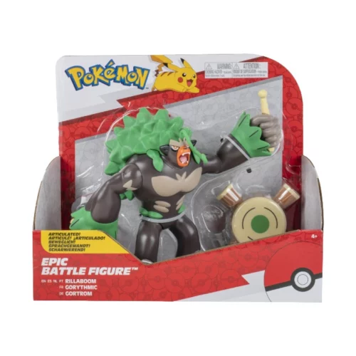 Pokemon igračke Rillaboom figura za dvoboje - Slika 3