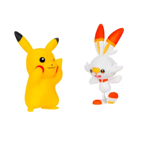 Pokemon set figura Scorbunny i Pikachu - Slika 2