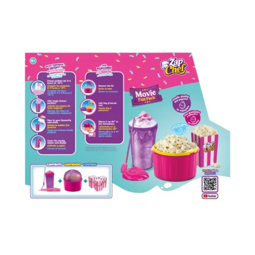 Zap Chef set za kino večer - slushy+kokice - Slika 3