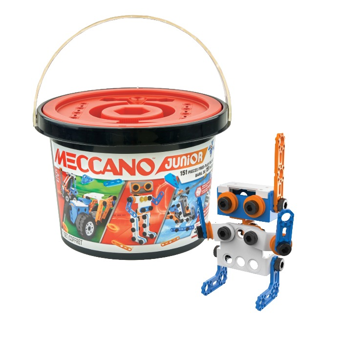 Meccano STEM set - velika kanta sa 150 dijelova