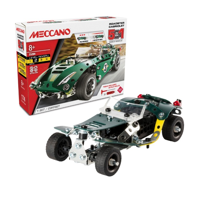 Meccano STEM modularni set 5u1 roadster