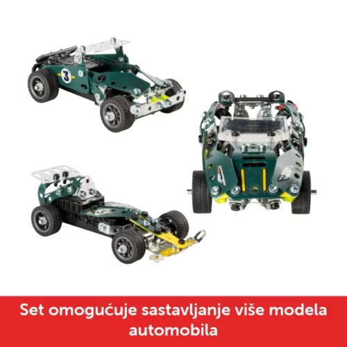Meccano STEM modularni set 5u1 roadster - Slika 3