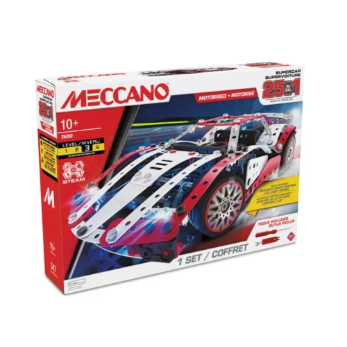Meccano STEM veliki modularni set 25u1 superauto - Slika 1