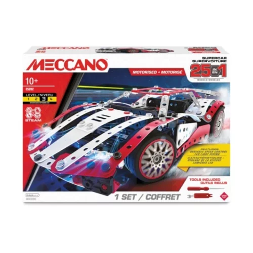 Meccano STEM veliki modularni set 25u1 superauto - Slika 5