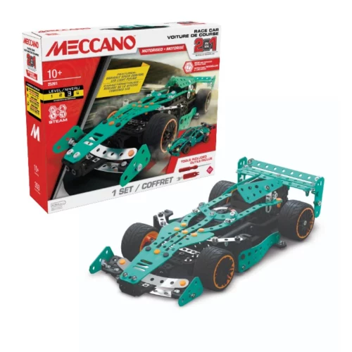 Meccano STEM modularni set 2u1 hiperauto i F1 - Slika 1