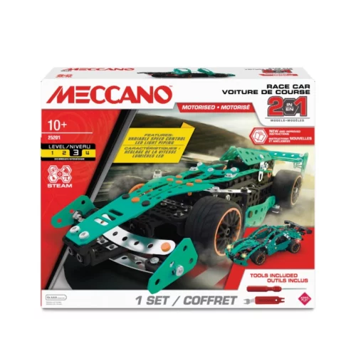Meccano STEM modularni set 2u1 hiperauto i F1 - Slika 6