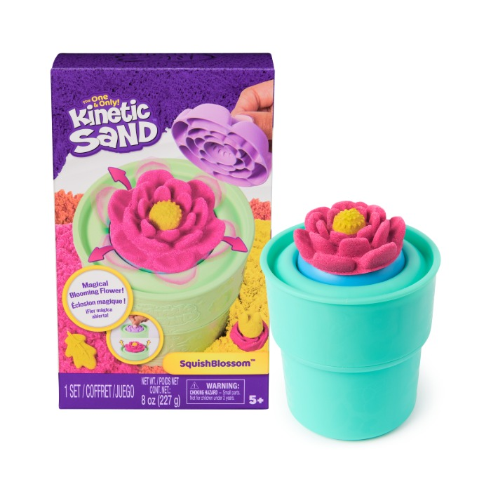 Kinetički pijesak kreativni set Squishblossom cvijet