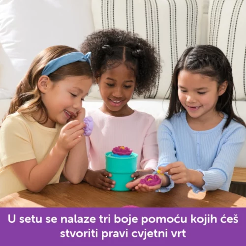 Kinetički pijesak kreativni set Squishblossom cvijet - Slika 2