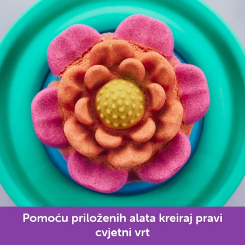 Kinetički pijesak kreativni set Squishblossom cvijet - Slika 3