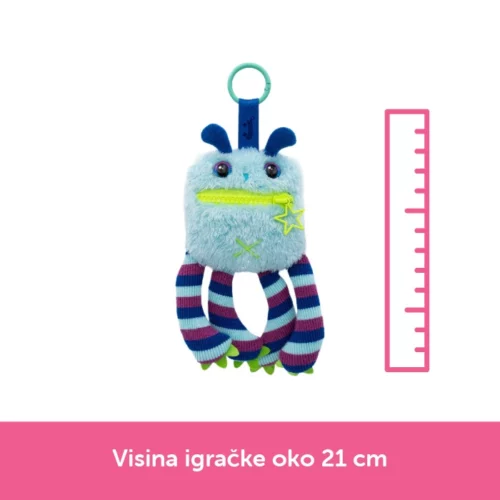 Nomster Nom Bad Mood plišani privjesak - Slika 4