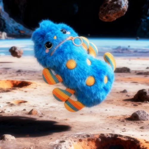 Nomster Nom Bad Mood plišani privjesak - Slika 5