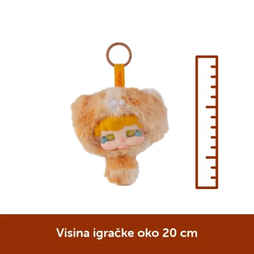 Dewbee's Fluffy Tumbles plišana maca na privjesku - Slika 3