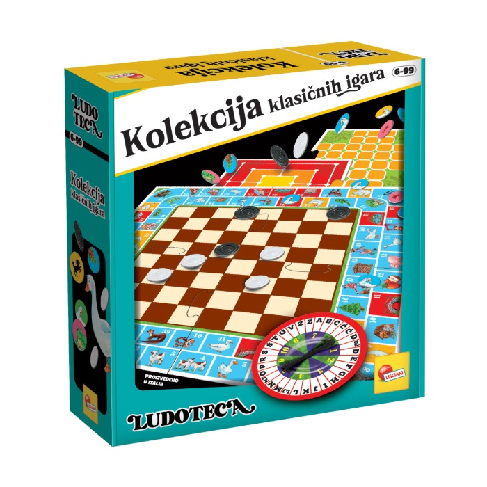 Ludoteca klasične društvene igre mini izdanje