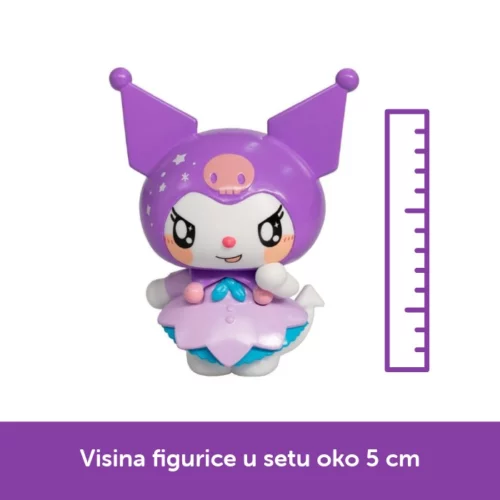 Hello Kitty set s naljepnicama i figura Kuromi - Slika 3