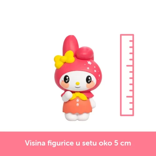Hello Kitty set s naljepnicama i figura My Melody - Slika 3