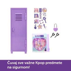 Kpop školski ormarić za čuvanje karti - Slika 2