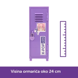 Kpop školski ormarić za čuvanje karti - Slika 3