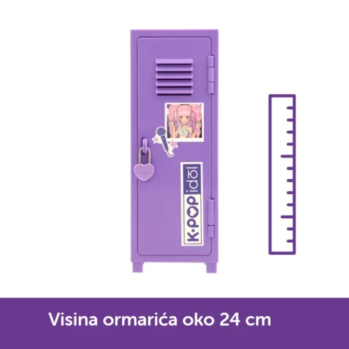 Kpop školski ormarić za čuvanje karti - Slika 3
