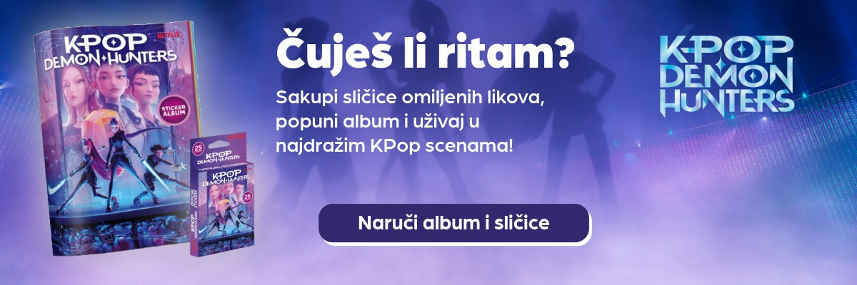 KPop Demon Hunters album i sličice, promotivni banner